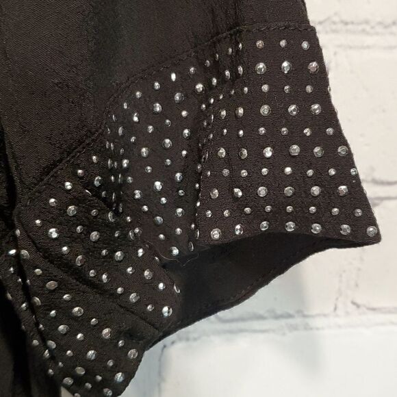 H&M black bling tunic top - Picture 3 of 7